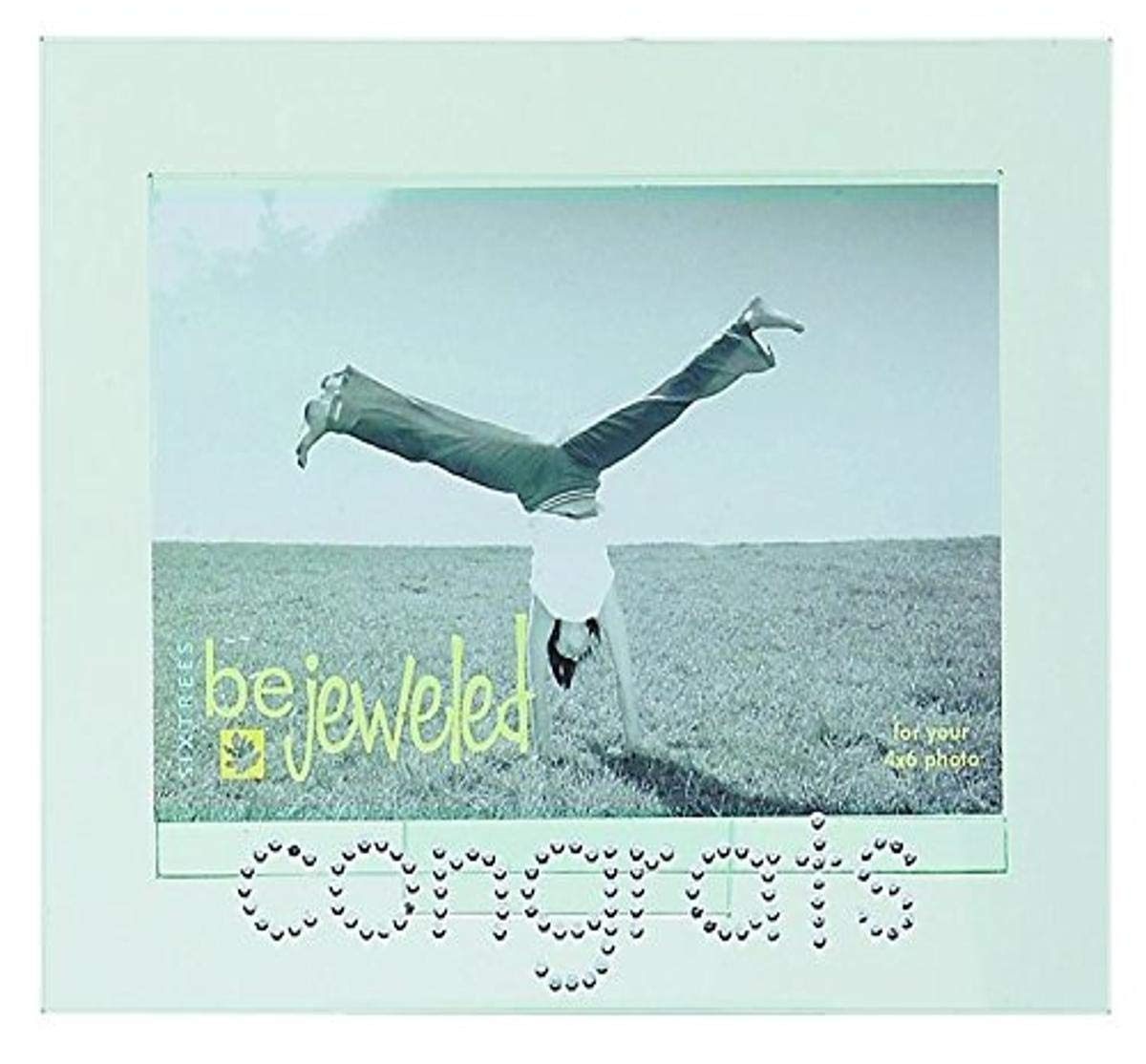 Sixtrees Glass Expressions-Congrats, 17x22x6.5 cm