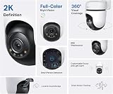 Tapo C510W 2K Outdoor WiFi Security Camera Pan Tilt 360 Motion Tracking Color view 3