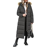 Jyanl Long Winter Coats for Women Maxi Length Puffer Coat Warm Quilted Jacket Ladies Full Length Down Fur Hood Trendy 2026