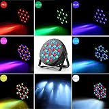 MOSFiATA 2 Pcs RGB Par Lights 36 LED DMX Sound Activated Remote Control view 4