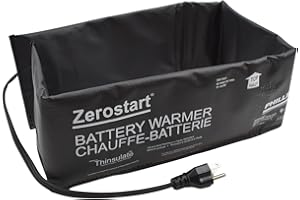 Zerostart 2800063 Electric Battery Blanket Battery Heater Wrap, 36-Inch | CSA Approved | 120 Volts | 80 Watts, Black