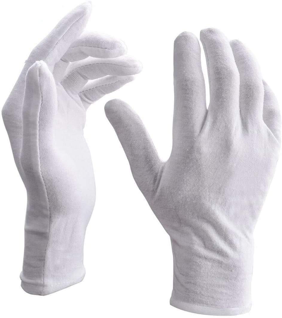 2 PAIRS SIZE 7 DERMATOLOGICAL COTTON GLOVES DRY SKIN ECZEMA MOISTURISING CREAM