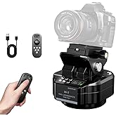 Soonpho M7 Motorized Rotating Panoramic Tripod Head for Time Lapse Remote Control 360° Pan Tilt Head for DSLR Cameras, Camcorders, Tripod