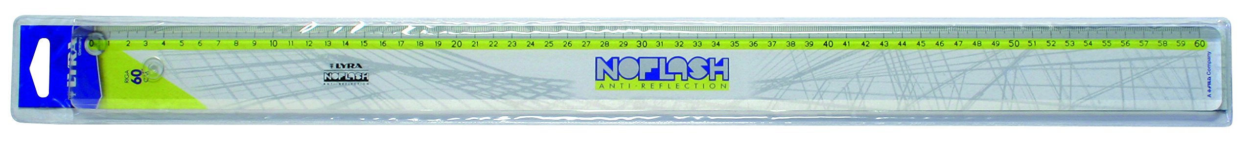 Fila Lyra Noflash N14500 Ruler in PVC Envelope, 60 cm