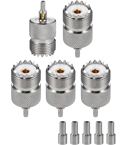 Adattatore Antenna Radio USA Adattatore Connettore RF N Femmina A UHF SO-239 - Dritto, Per Radio E Antenne, Made In USA Adattatore N A UHF - Foto 7