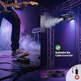 Katomi Smoke Machine 500W with 8 RGB LEDs 3m Control, 2 Remotes view 2