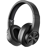bopmen S80 Bluetooth Over Ear Headphones - Wireless and Wired Headphones with Deep Bass Headset, Comfortable Ear Cups, Built-