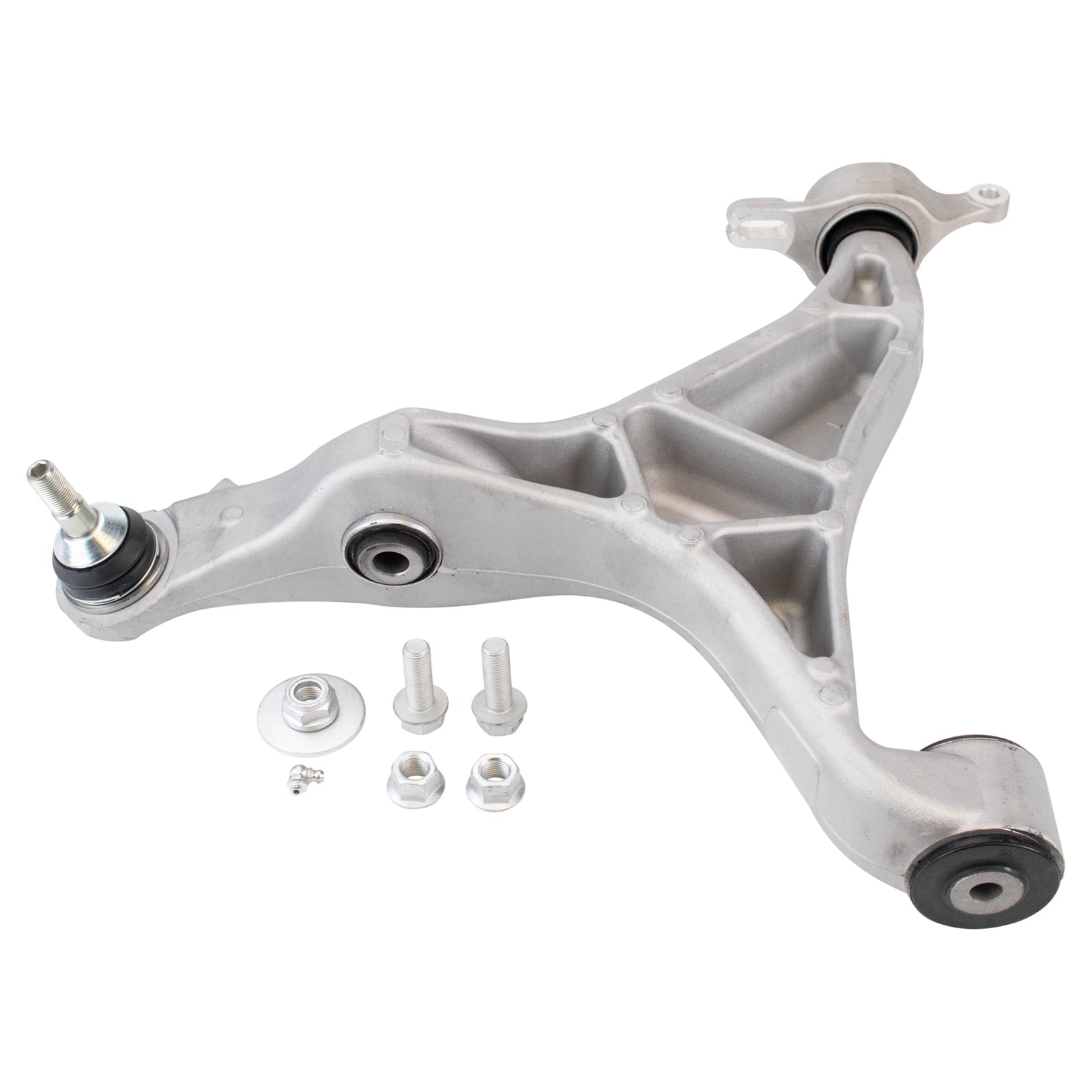 TRQ Front Left Lower Control Arm with Ball Joint Aluminum Compatible with 2016-2022 Dodge Durango 2016-2021 Jeep Grand Cherokee 2022 Grand Cherokee WK Image