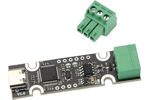 FYSETC 3D Printer Parts UCAN Board V1.0 Based on STM32F072 USB to CAN Adapter Type C Interface Support CANable/Candlelight/Klipperr Firmware-Pack of 1