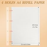 FYY A4 Refill Pad 3 Packs 100GSM 135 Sheets 4-Hole Lined Paper 270 Pages view 3