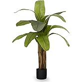 Maia Shop 4ft Artificial Banana Tree Plant for House, Apartment or Office – Realistic Fake Indoor Plants for Living Room, Kitchen, Bedroom, Entryway or Bathroom – Faux Greenery for Home Décor