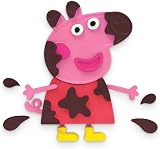 Play-Doh Peppa Pig Stylin Set with 9 Cans 57g Pink 28g Each 11 Accessories view 8