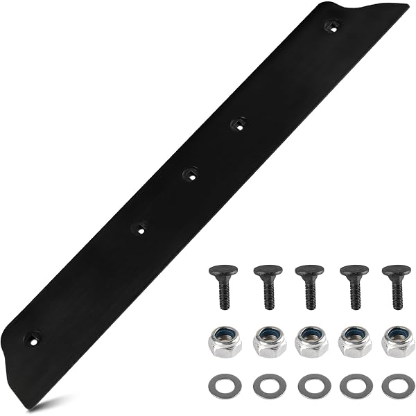 Single Stage Snow Blower Skid Shoes Kit – Protective Slides Compatible With Ego SNT2112, SNT2114, SNT2110, SNT2100 Models (Black)