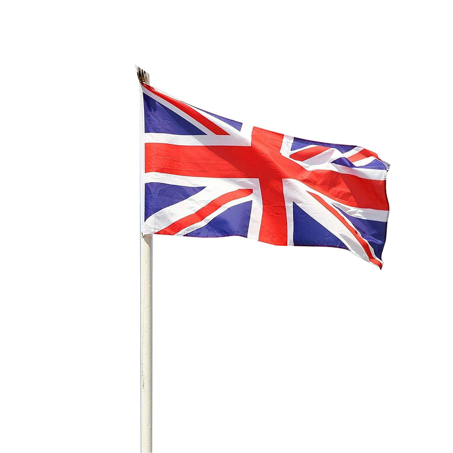 TRIXES Union Jack Flag Large Great Britain 5ft x 3ft British NEW - Perfect for Sporting Events, Celebrations, Street Party Pub Outdoor Etc. Red/Blue/White