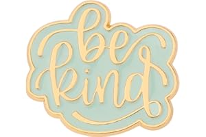 FEIMENG JEWELRY English Letter Enamel Pins, Creative Words Brooches Metal Badges Jewelry Accessories Gifts for Women Men Kids Lapel Pin for Backpack