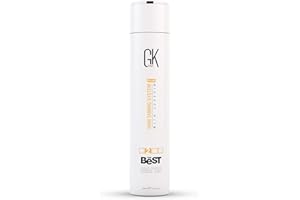 GK HAIR Global Keratin The Best (10.1 Fl Oz/300ml) Smoothing Keratin Hair Treatment - Professional Brazilian Complex Blowout Straightening For Silky Smooth & Frizz Free Hair