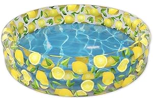 Poolcandy Lemon Print Designer Sunning Pool