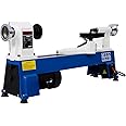 Tandagy 1/2HP Power Wood Lathe 10" x 18" Benchtop Wood Lathe Professional Wood Lathe Machine with 5 Variable Speeds 500 750 1150 1800 3200RPM Mini Wood Turning Lathe Machine for Woodworking