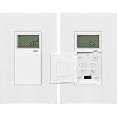 ENERLITES Programmable Digital Timer Switch for Lights, Fans, Motors, 7-Day 18 ON/OFF Timer Settings, Single Pole, Neutral Wire Required, UL Listed, HET01-C, White, 2 Pack