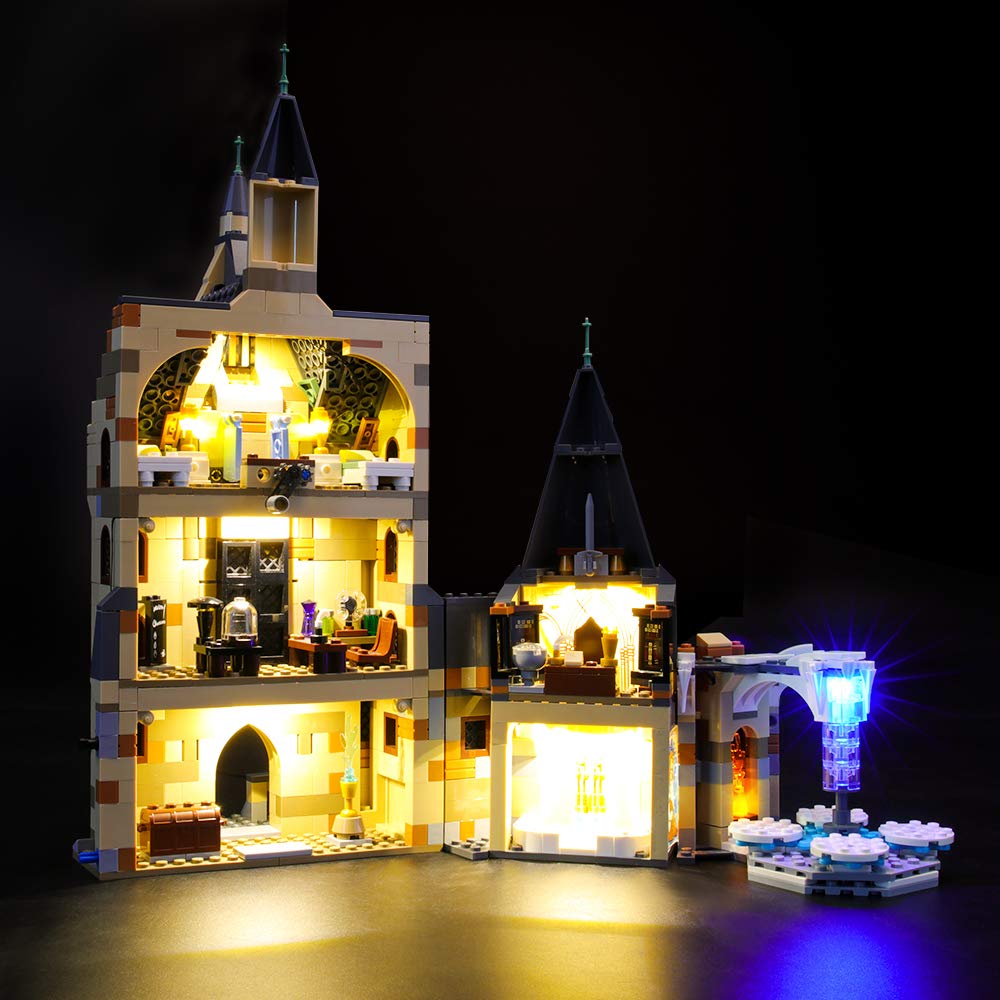 GEAMENT Light Set Compatible with LEGO Harry Potter Hogwarts Clock Tower Building Blocks Model - for 75948 (Building Set Not Included)