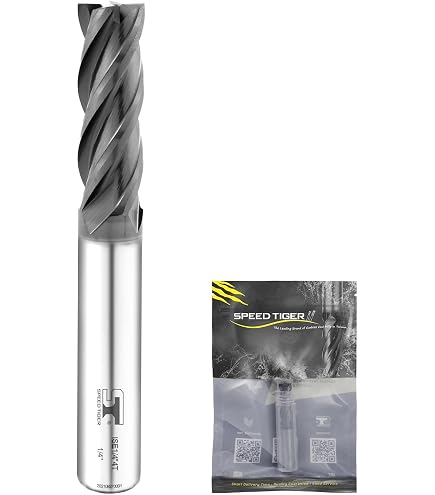 thumbnail image 2 of 3/8" Carbide Ball Nose End Mill, 4 Flutes - USA Made, 135-4375 (New) 2 of 4