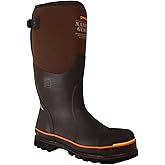 Dryshod Nanotoe Protective Gusset Safety Toe Work Boot - WIXIT Lining Brown/Orange