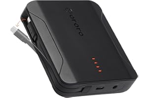 ORORO 7000mAh Fast Charging Battery, Enhanced Capacity for Extended Run-Time in Heated Vests, Jackets, and Hoodies
