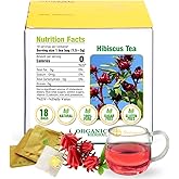 Soilmount - Roselle Tea - |Hibiscus Tea|Lou Shen Hua|洛神花|- Natural Herbal Drink | 18 Bags per Box, Refreshing & Delicious, Perfect for Daily Enjoyment