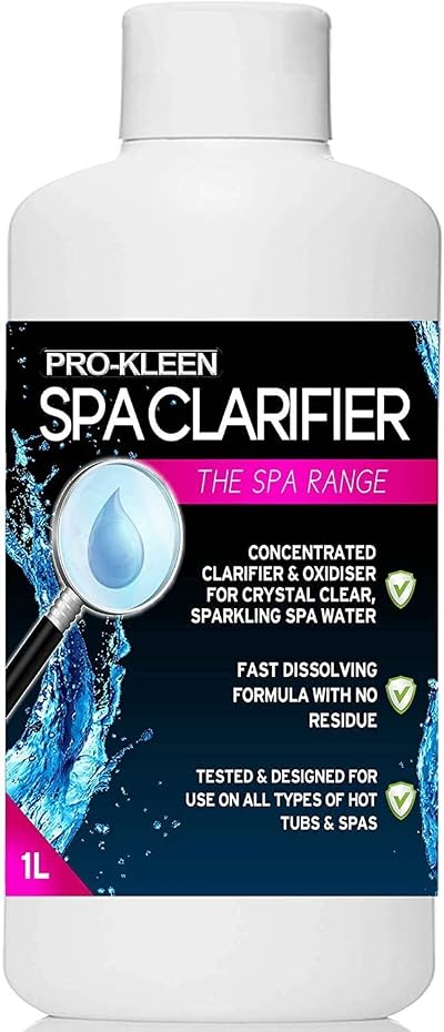 Pro-Kleen Spa Clarifier 1L for Pools and Hot Tubs - Sparkling Water, Improves