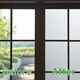 Zindoo Window Film Privacy Frosted Self Adhesive 59.5x400cm UV 95% High Privacy view 3