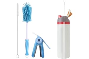 UXIETIN 3 Pack Water Bottle Cleaner Kit for owala 24oz/32oz/40oz,owala Brush and Straw Cleaner, Straw Cleaner Compatible with owala Water Bottle,owala Accessories