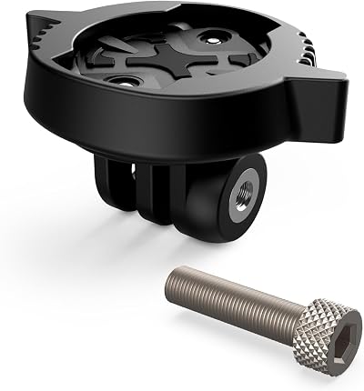 TUSITA Quarter-turn to Friction Flange Mount Adapter for Garmin Edge GoPro