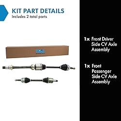 TRQ Front Driver and Passenger Side CV Axle