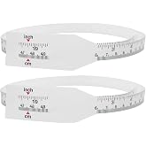 Ruiwaer 2pcs Baby Head Circumference Measuring Ruler PP Plastic Infant Head Circumference Tape 60cm 24 Inch Long