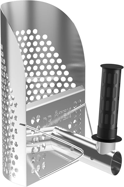 DR.ÖTEK Stainless Steel Sand Scoop Shovel for Metal Detecting Beach Treasure