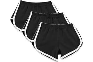 YXZOGD Womens Sports Shorts Summer Breathable Short Pants Dolphin Workout Shorts for Yoga Home Cycling Hiking Pack of 3