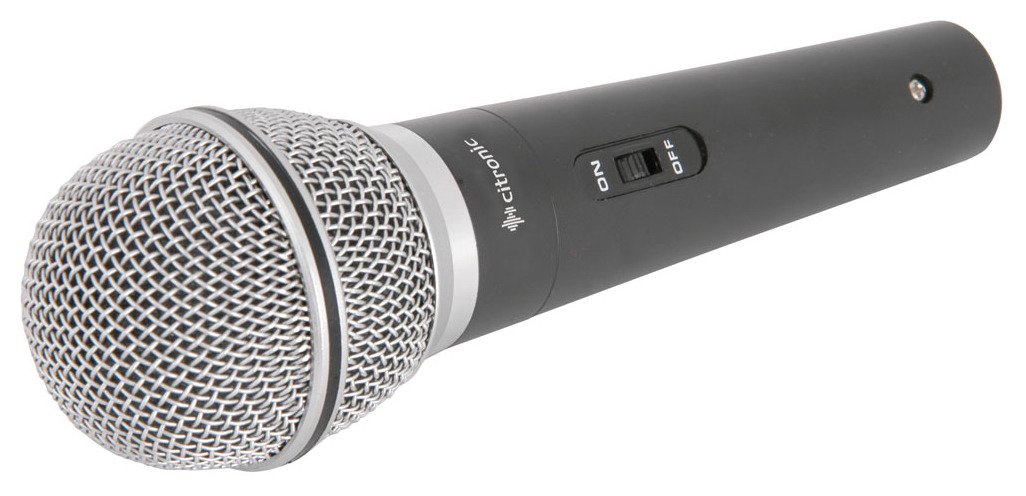 Citronic 173.863UK Dynamic Microphone for Vocals and Recording Applications with Flight Case