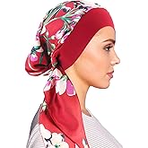 ORKSEA Chemo Headwear for Women Head Scarf Headwraps Silky Soft Turbans for Women Cancer Hats Chemo Beanie Coverings Scarves