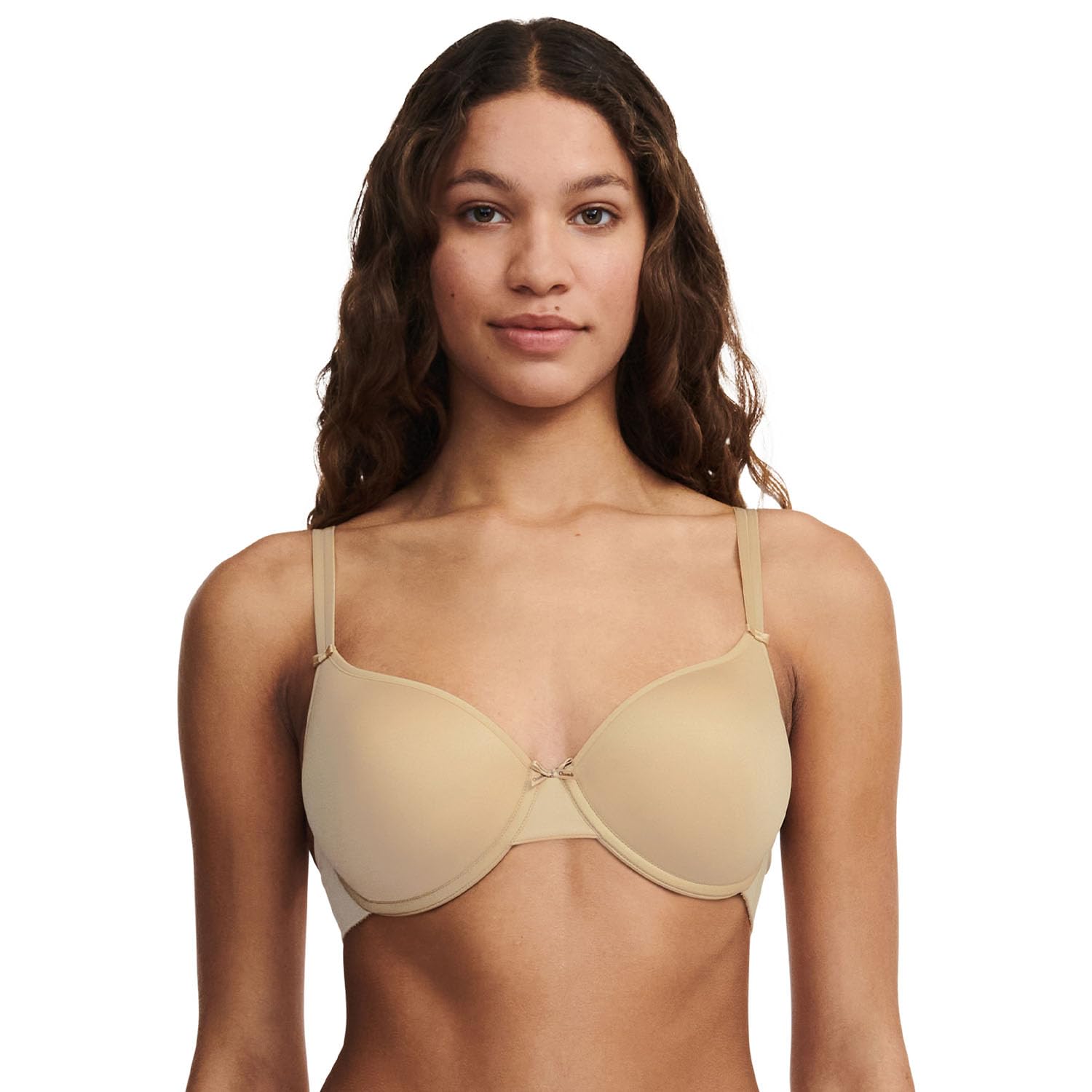 Photo 1 of Chantelle Women's Basic Invisible Smooth T-Shirt Bra , Beige , 36B