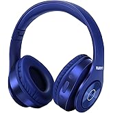 TUINYO Bluetooth Headphones Wireless, Over Ear Stereo Wireless Headset 40H Playtime with deep bass, Soft Memory-Protein Earmu