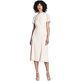 Maggy London Womens Sophisticated Twist Neck Detail Dress Workwear Office Career Occasion Event Guest of