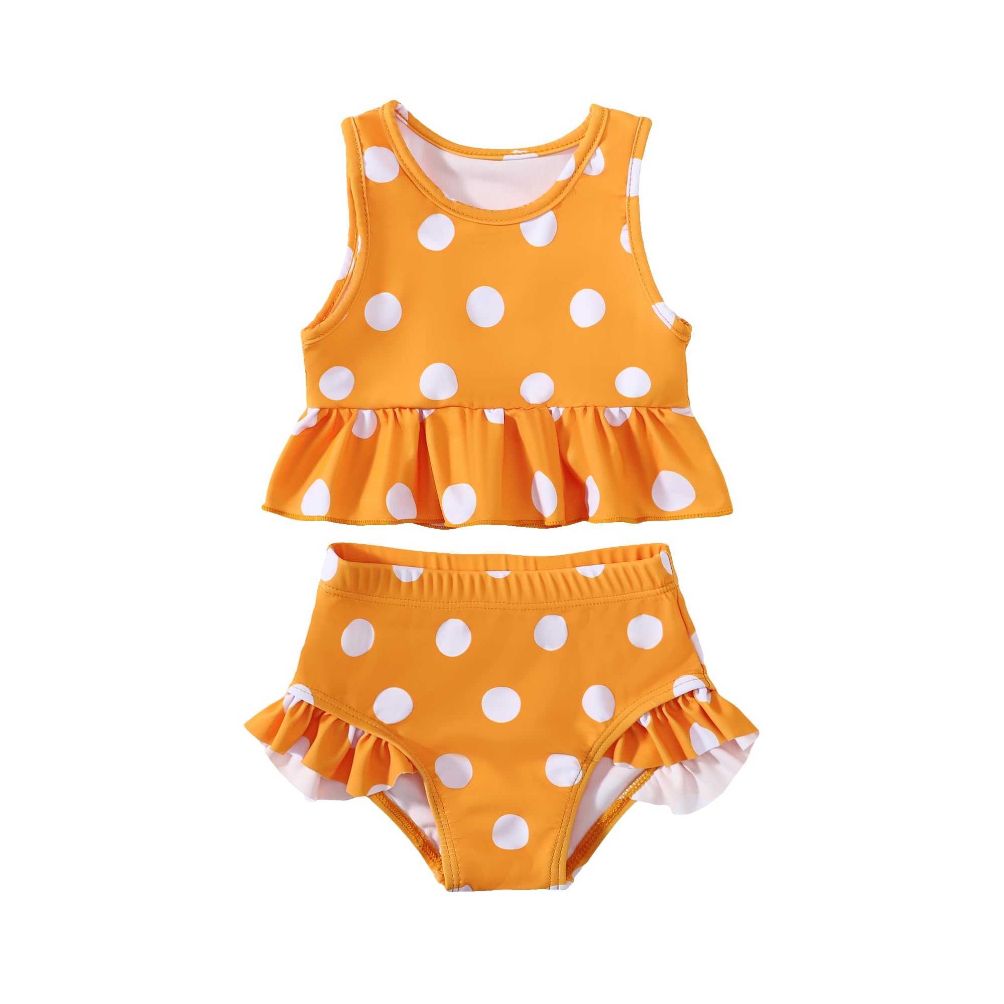 YWFSHOP Toddler Baby Girls Swimsuit Cute Ruffle 2