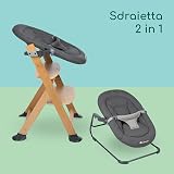 Bebeconfort Timba 2-in-1 Baby Bouncer Chair 0-9 kg Newborn Set Graphite view 3