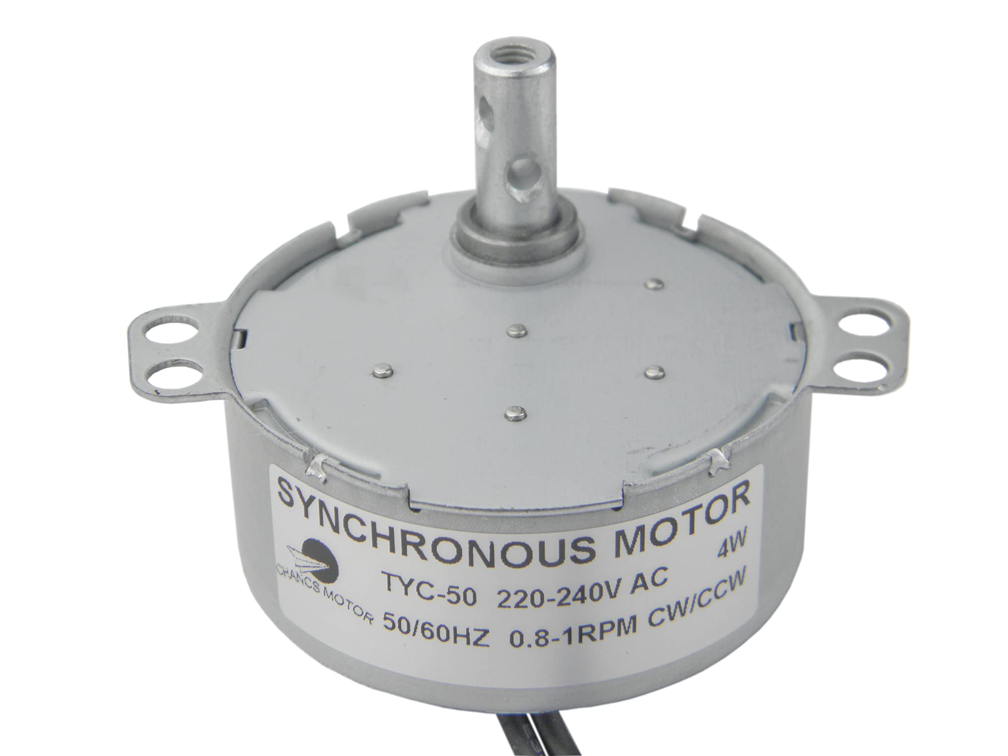 CHANCS TYC-50 Type AC Motor Synchronous Gear Motor 220V 0.8-1RPM CW/CCW for home appliances, hand-made, electric machinery…