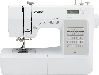 Brother SH40 Sewing Machine White 40 Stitches 5 One-Step Buttonholes