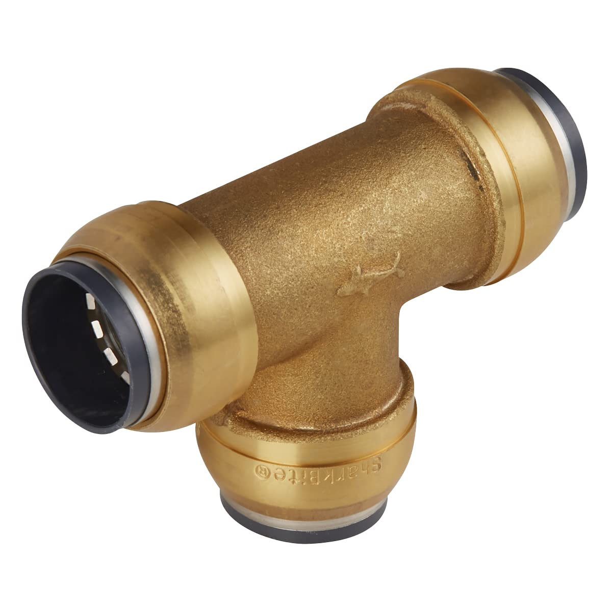 Sealey SBA22ET Sharkbite Ø22mm Equal Tee, Brass