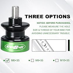 CYCBOLT 6mm Swing Arm Spools Sliders CNC Universal