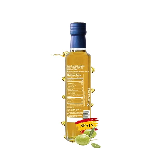 LEMON INFUSED OLIVE OIL BY GARCIA DE LA CRUZ, PREMIUM SPANISH ORGANIC OLIVE OIL, SINGLE-ORIGIN FAMILY OWNED, NON GMO AND ORGANIC