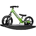 Strider 12” Sport Bike + Rocking Base - Helps Teach Baby How to Ride a Balance Bicycle - for Kids 6 Months to 4 Years - Easy Assembly & Adjustments