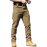 AUTIWITUA Men's Tactical Cargo Pants Water Resistant Lightweight Hiking Pants Outdoor Work Pants with Multi Pockets(No Belt)